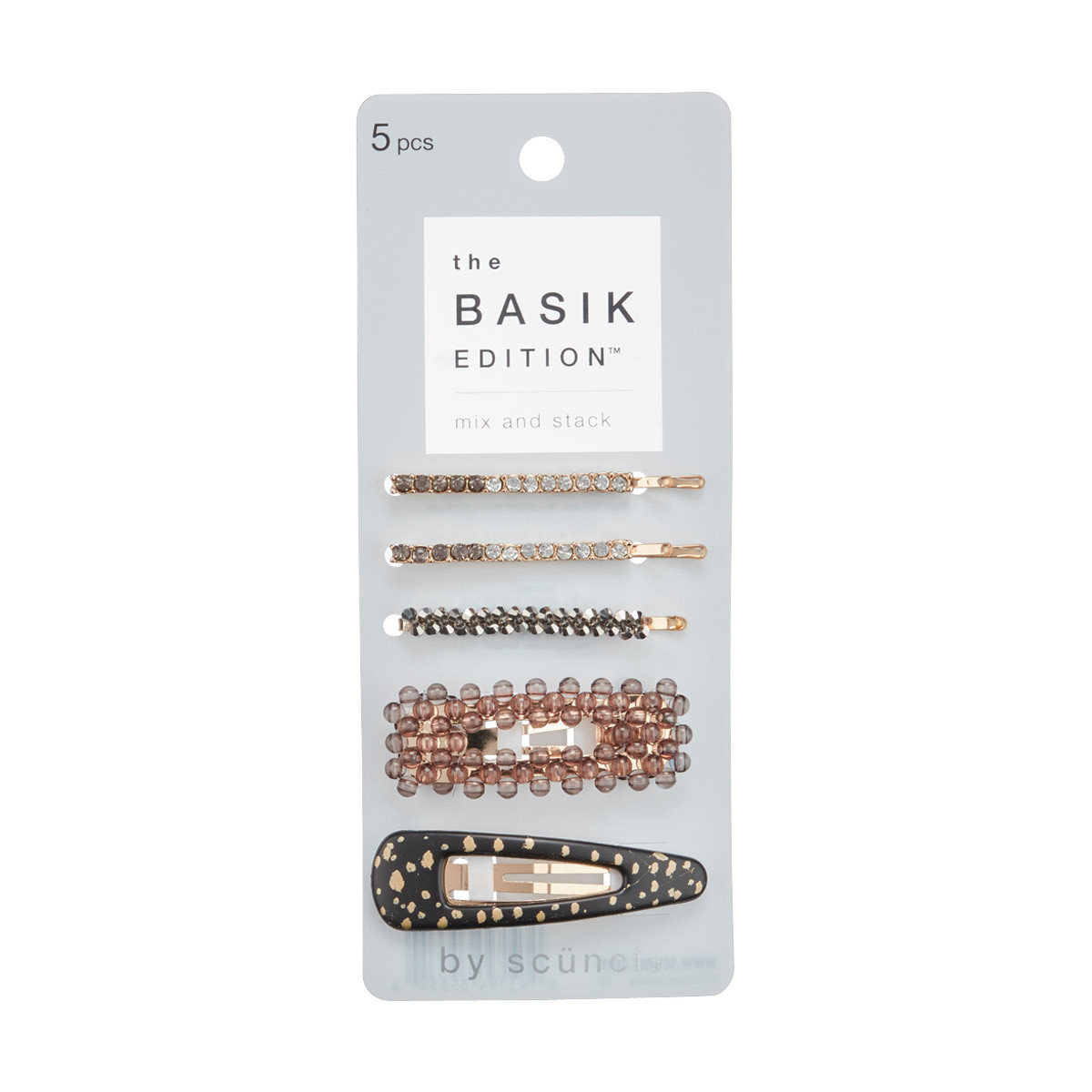 Scunci The Basik Edition Bobby Pins and Snap Clips UPC:043194353354