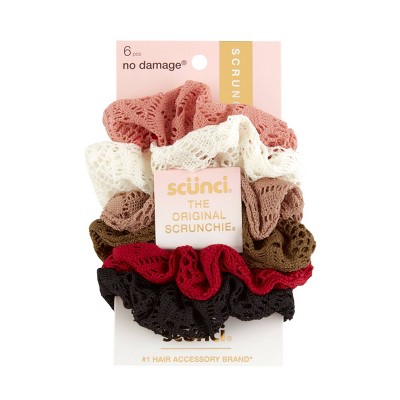 scunci Crochet Scrunchies - 6pk