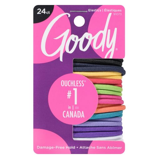 Goody Ouchless 4MM 5.5IN Elastics Bright UPC:041457910733 Pack:72/6