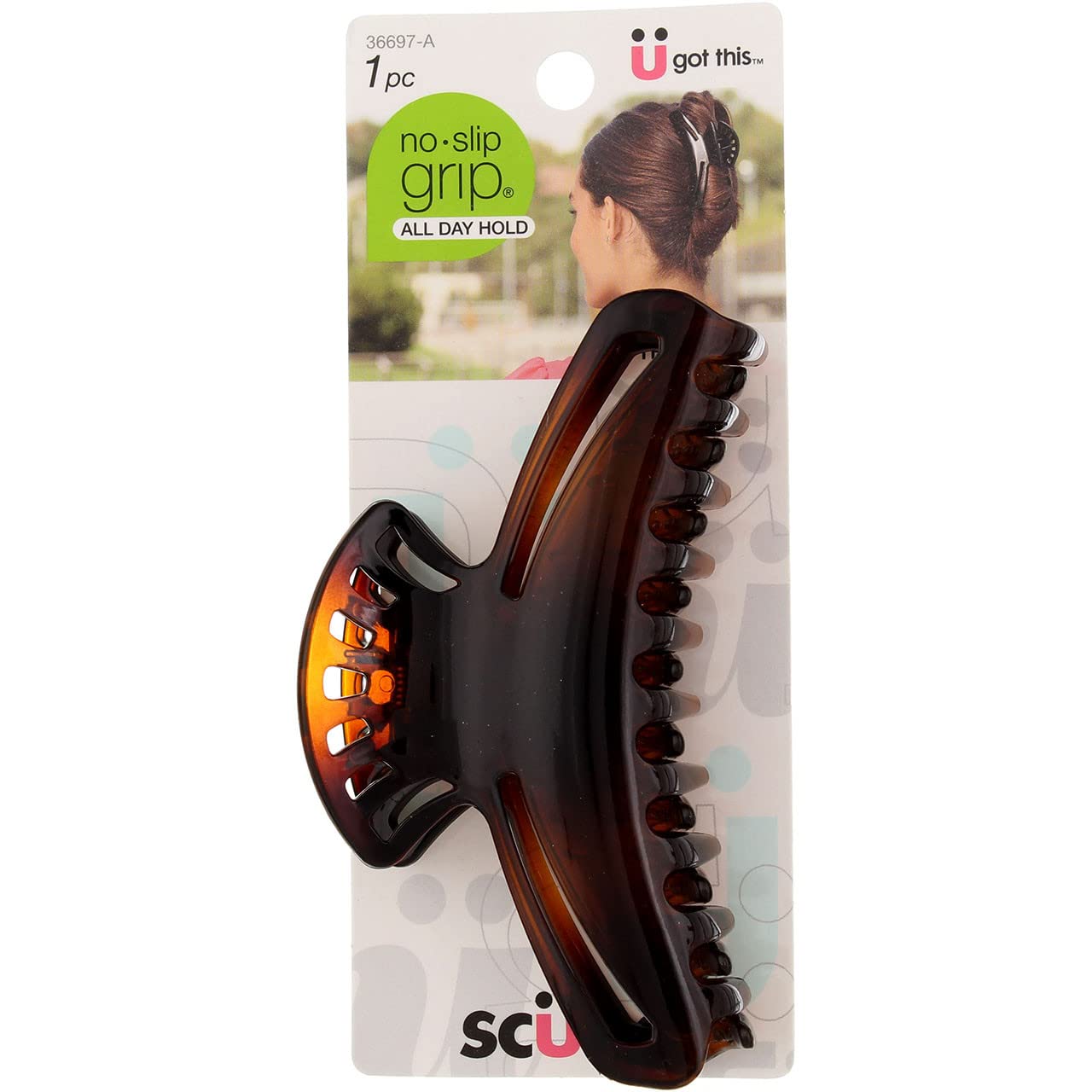 Scünci No-Slip Grip® Thick Hair® Claw Clip