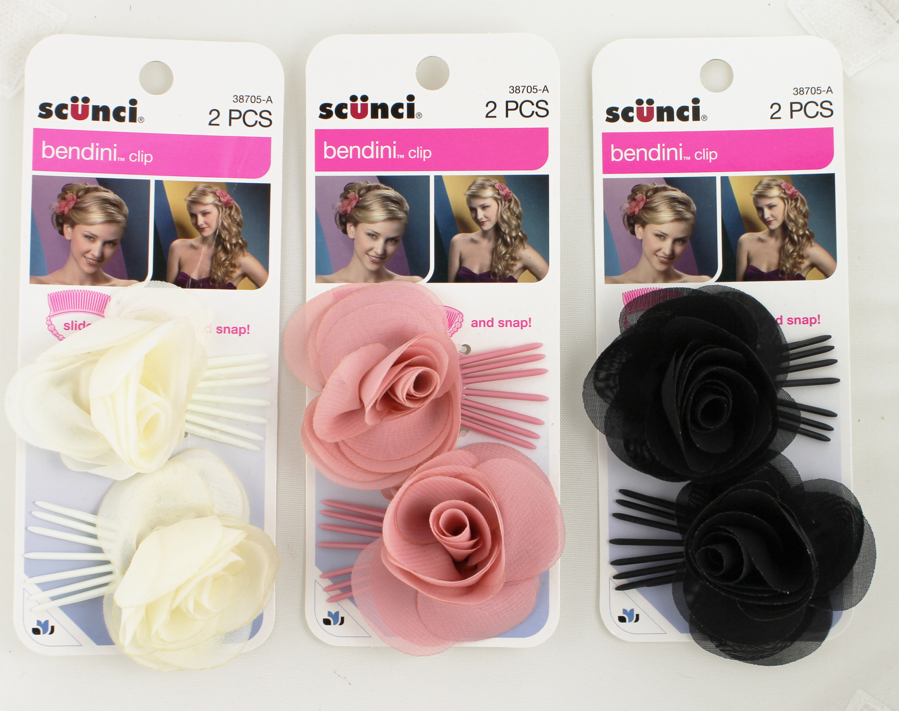 Scunci 3 Great Looks In 1 Pack - 1 Count
