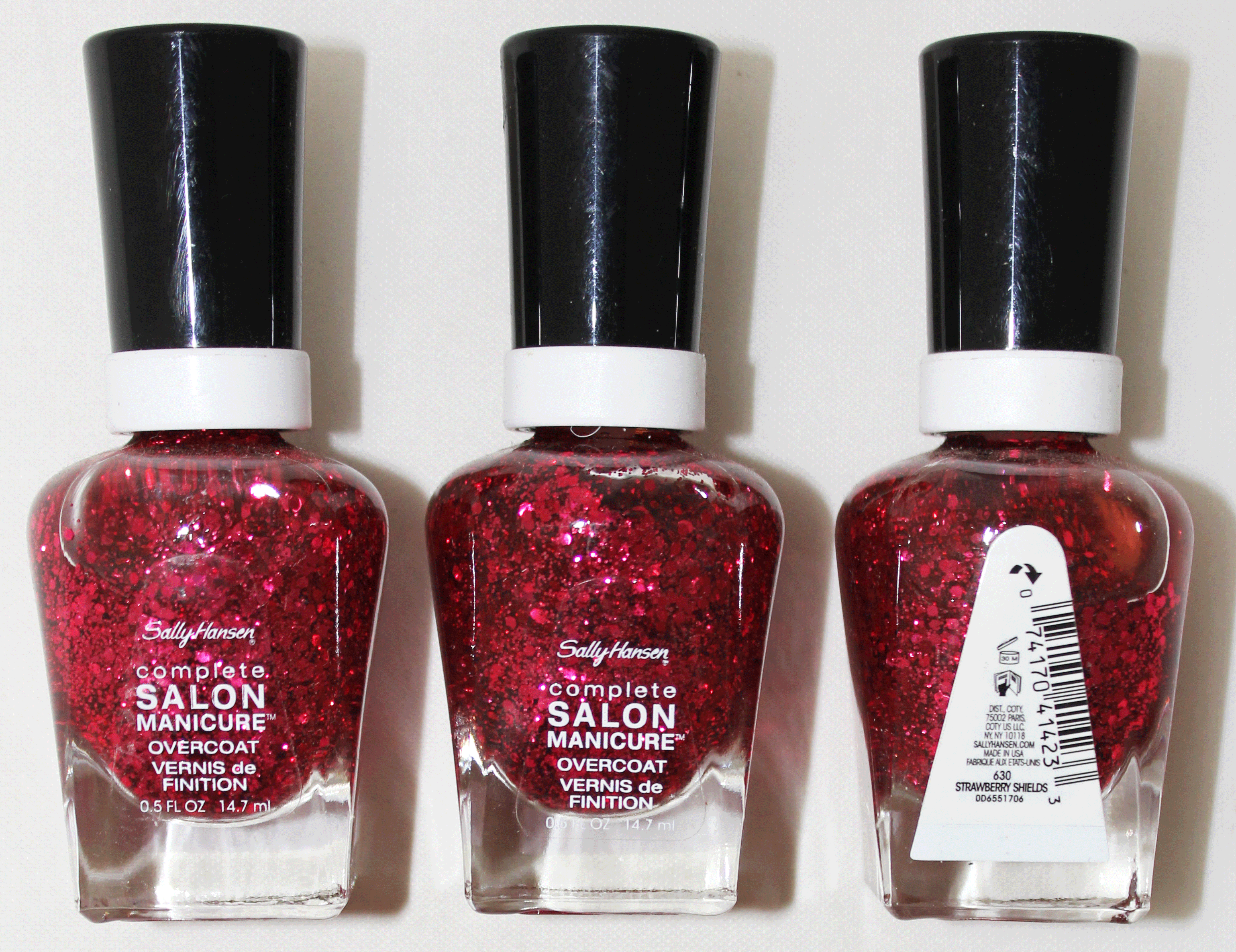 Sally Hansen Complete Salon Manicure Nail Liqueur, 630 Strawberry Shields, 1ct