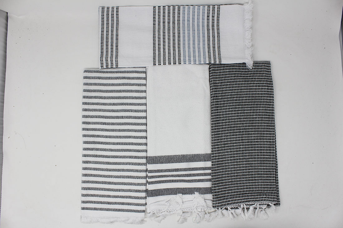 HAND TOWEL, SIZE: 25 IN X 15 IN, 100% COTTON, SOLD BY 4 PCS, DOLLAR EA