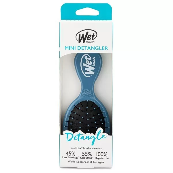 Wet Brush Original Detangling Hair Brush Mini - Elemental Blue
