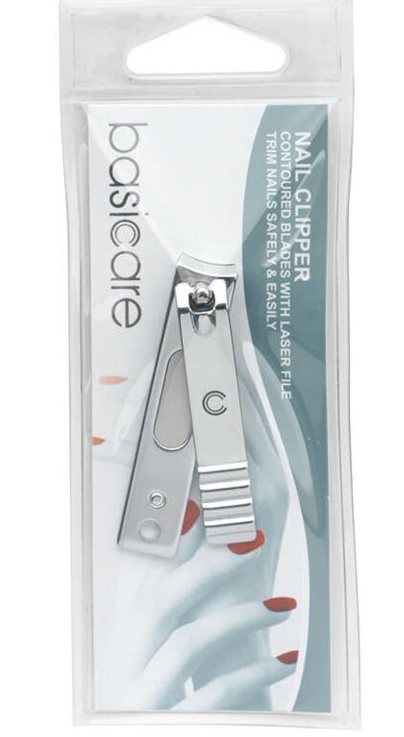 Basicare Curved Blade Nail Clipper - Click Image to Close