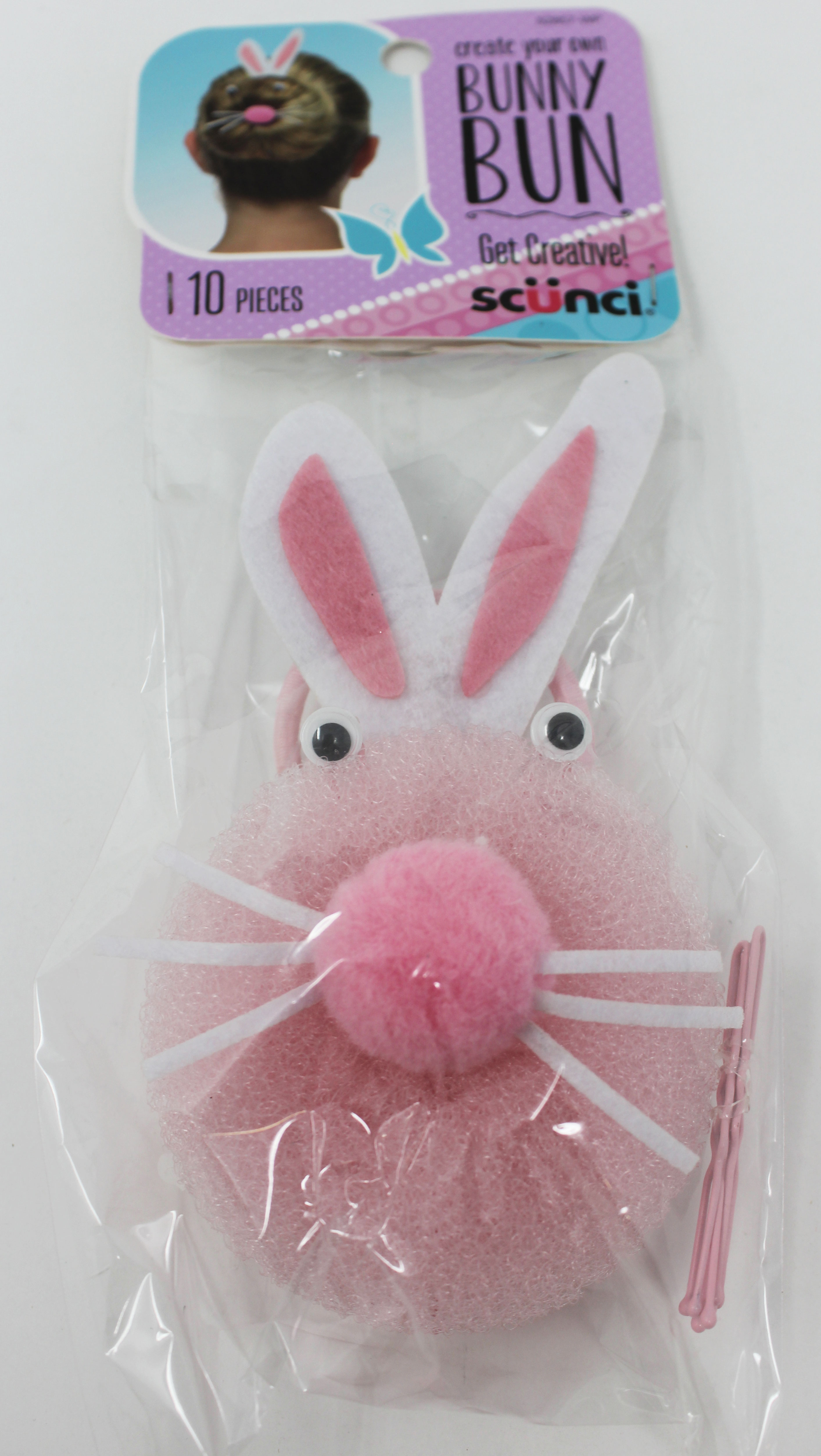 SCUNCI GET CREATIVE CREATE YOUR OWN BUNNY BUN 10PCS