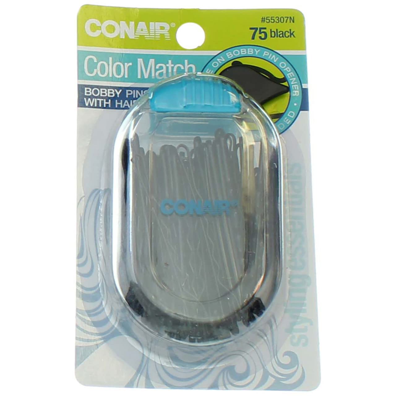 Conair 55307n Black Bobby Pins 75 Piece