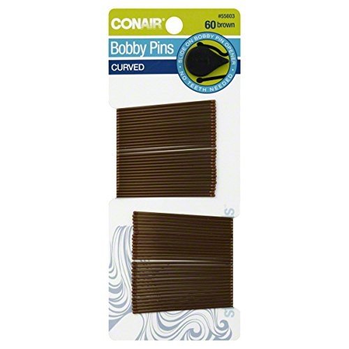 Conair Brown Bobby Pins 60 Count - Click Image to Close