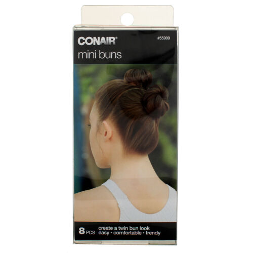 Conair Mini Hair Buns, 8 Ct - Click Image to Close