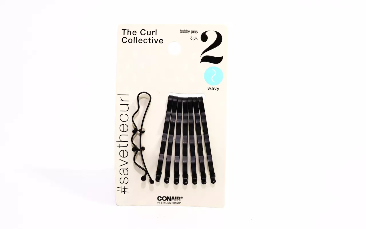 The Curl Collective Wavy Bobby Pins 8CT UPC:074108560261 Pack:48/3