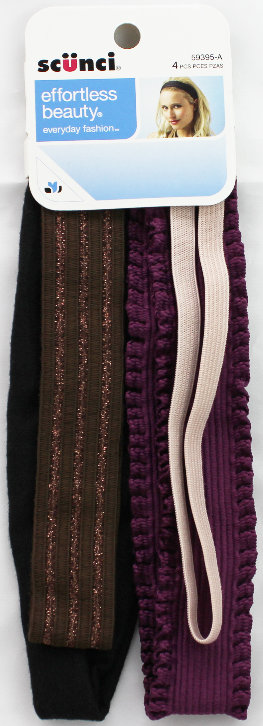 Scunci Effortless Beauty Headwraps, 4 pcs - Click Image to Close