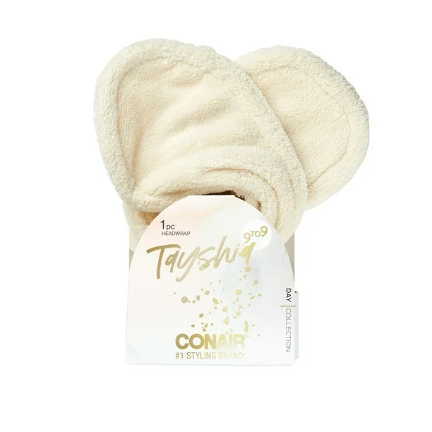 Tayshia 9 to 9 by Scunci 1PC Headwrap with Wire - Beige
