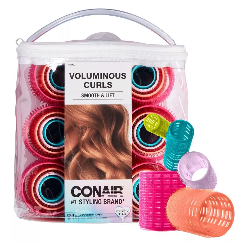 ITEM # 611101N1 Conair Self-Grip 31-Piece Volume & Lift Rollers UPC 074108611109 - PACK 48