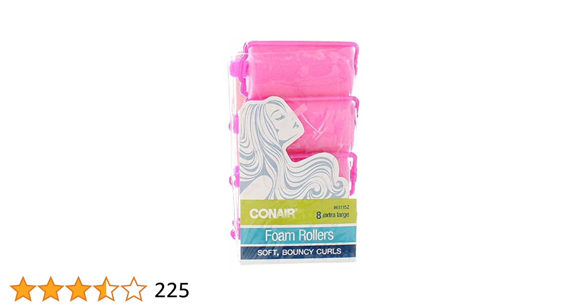 Conair Styling Essentials Foam Rollers Extra Large 61115n