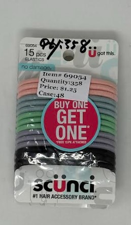 MULTI COLOR SCUNCI ELASTICS