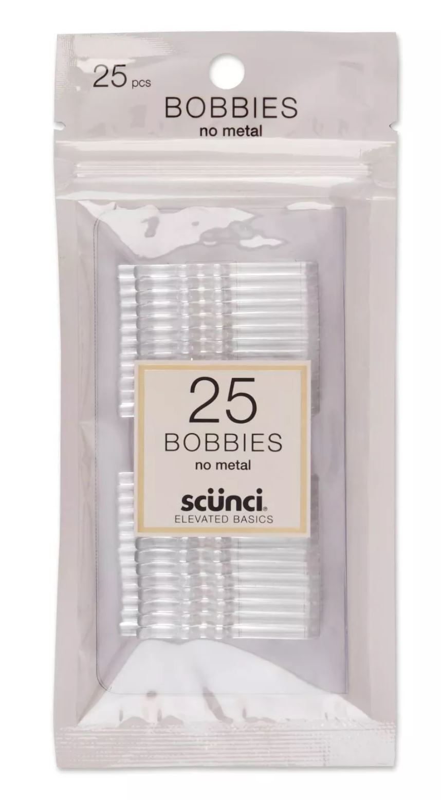 Plastic outlet bobby pins