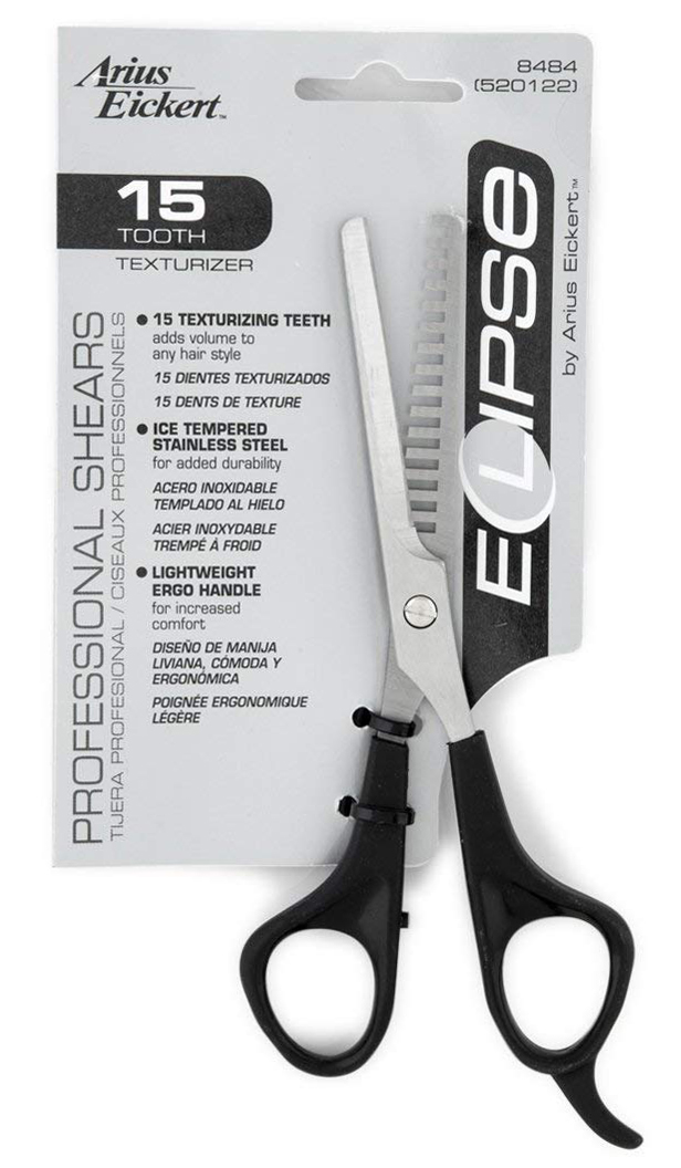 Eclipse Silver Series 15 Tooth Texturizer Shears - Click Image to Close