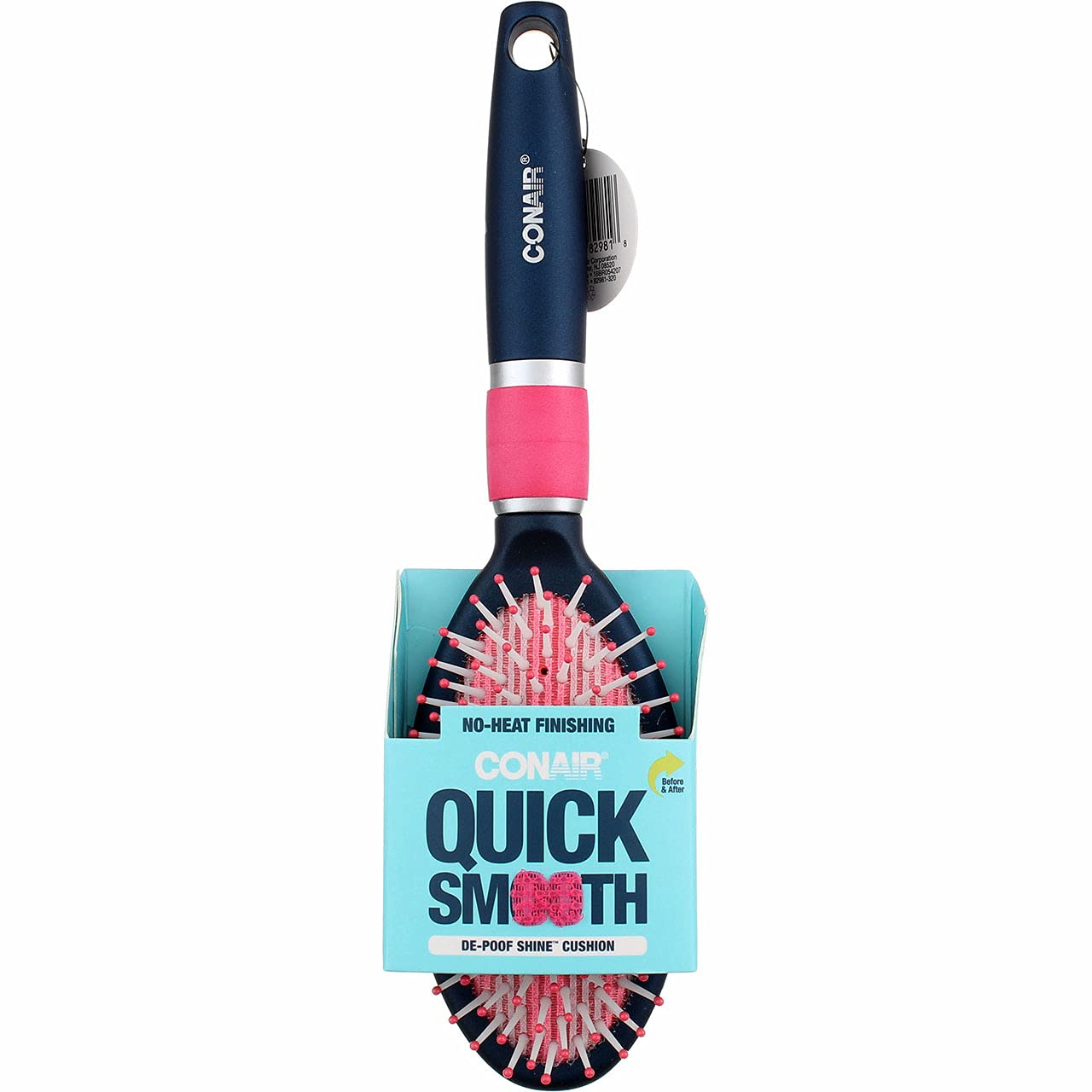 Conair Quick Smooth Detangling Cushion Brush - Click Image to Close