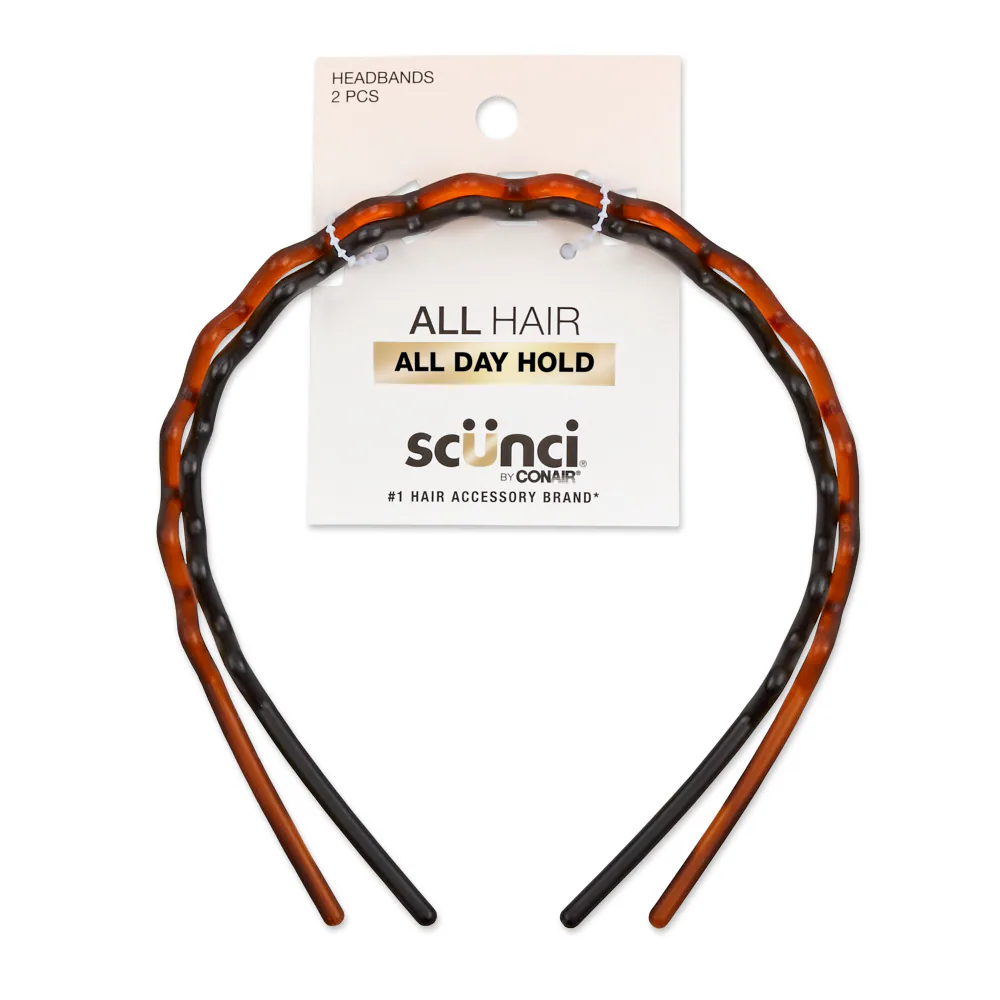 Scunci® All Hair All Day Hold Headbands