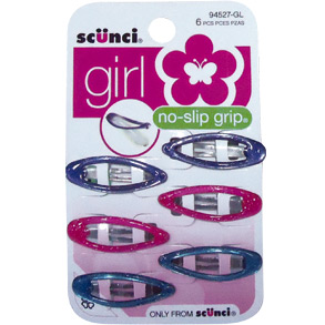 SCUNCI OVAL NO SLIP SNAP CLIPS 94527 - Click Image to Close