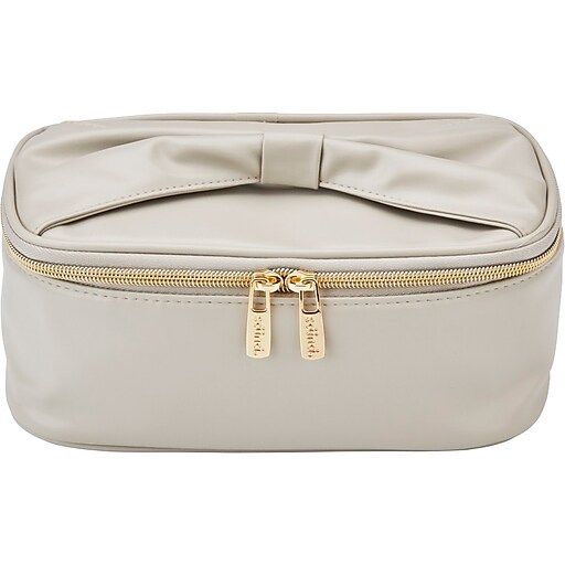 SCUNCI Cosmetic case with bow GREY