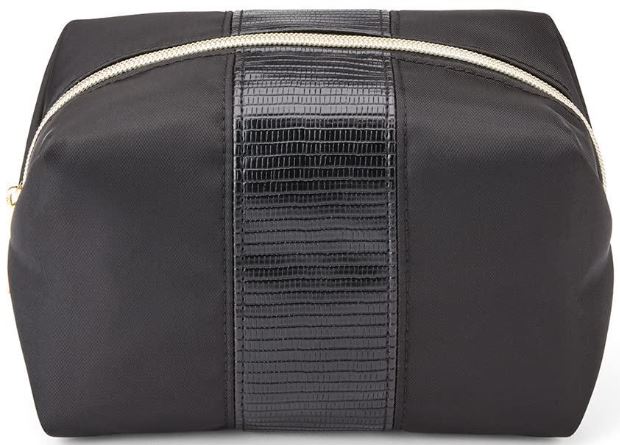 Item#A29763 Conair Small Organizer Shape in Black with Snake Print UPC:079642297635 PACK:48