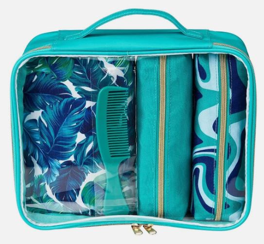 Item#A31315 Conair 5 Piece Toiletry and Cosmetic Bag UPC:079642313151