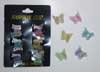 Metallic Butterfly Clips