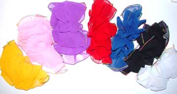 Elegant Chiffon Hair Bow Accessory, 1dz - Click Image to Close