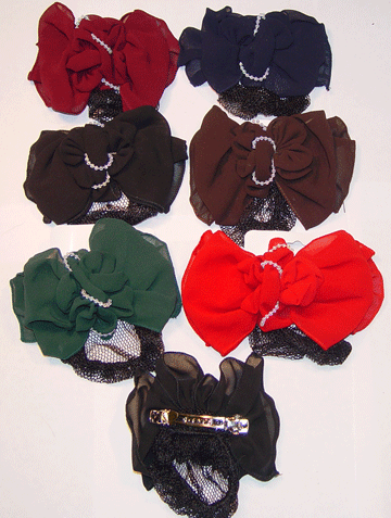 bn21845, hair bow with net