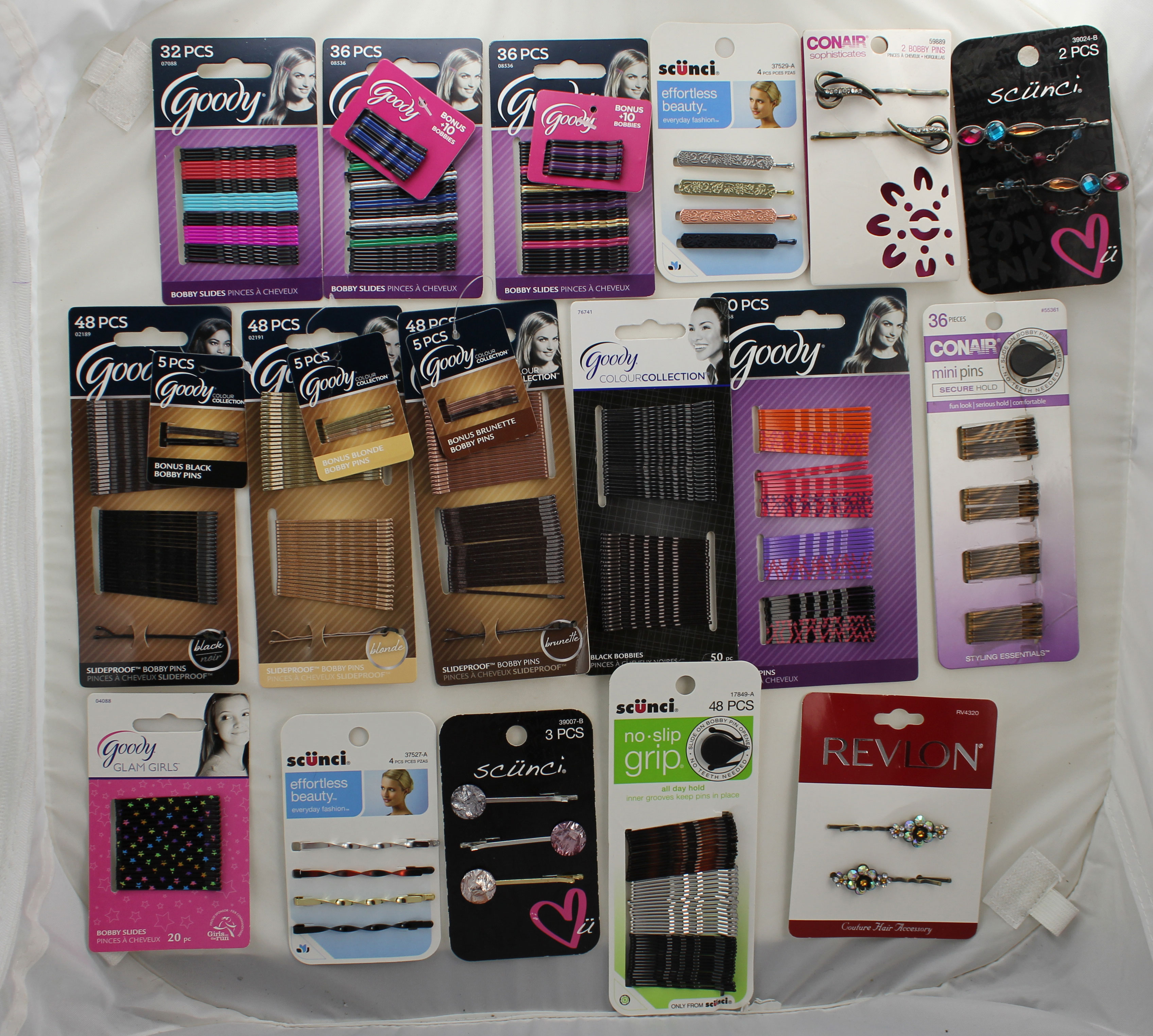 Bobby Pin Variables - GOODY, REVLON, SCUNCI, CONAIR - 12 Count (THG)