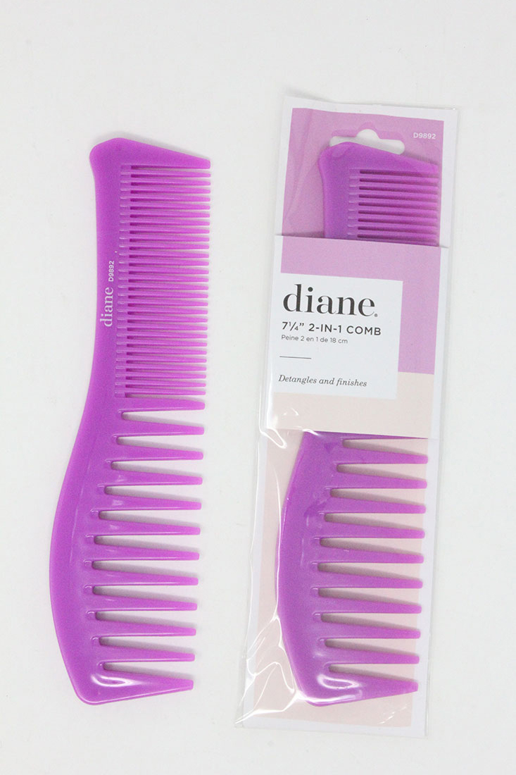 D9892 UPC 824703010964 DIANE 7.25IN 2-IN-1 COMB PACK: 288 (24-12'S) - Click Image to Close