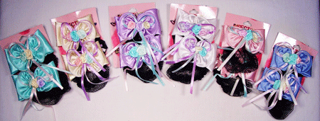 ♥ Bows, Ribbons & Flowers w/Nets ~ 144 Pcs - Click Image to Close