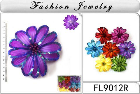 Flower Bow Hair Clips