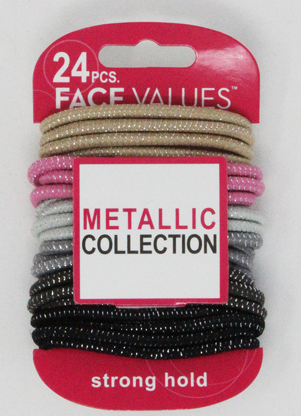 Harmon Face Values Metallic Collection Regular Elastics 24 ct