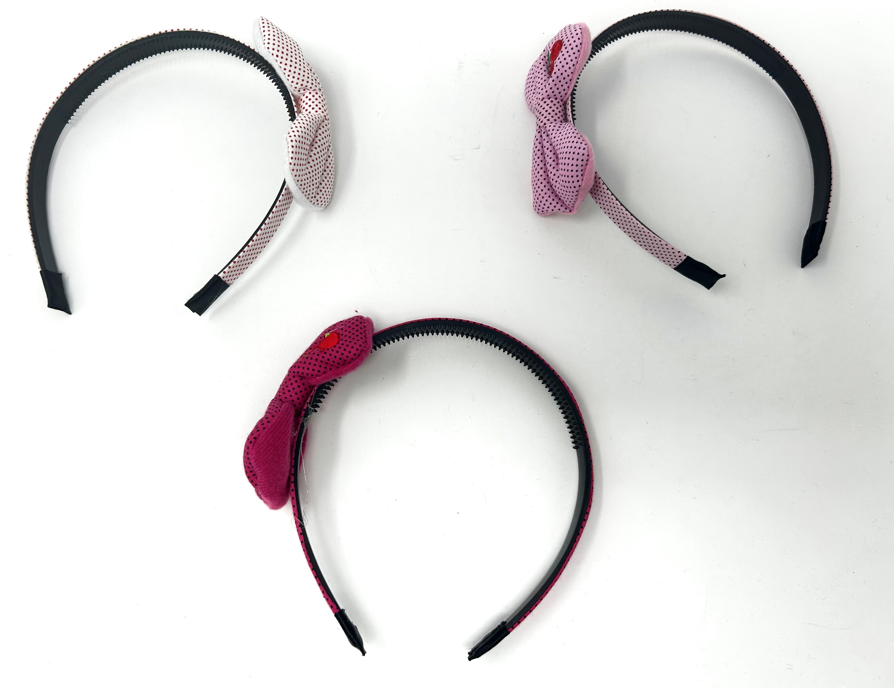KIDS HEANDBAND WITH BOW ASSORT COLOR