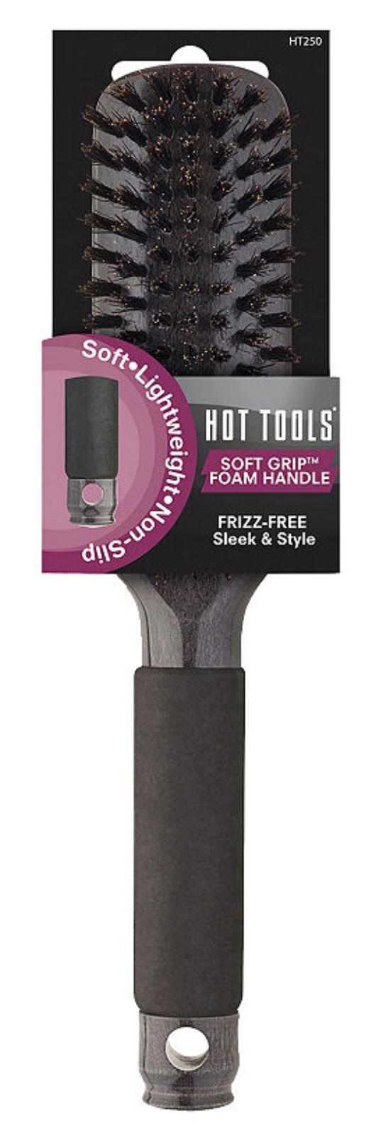 Hot Tools Soft Grip With Tourmaline Mixed Boar All Purpose Brush
