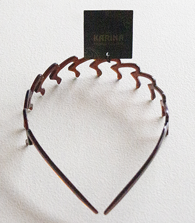 Karina Tortoise Headband With Twig Grooves