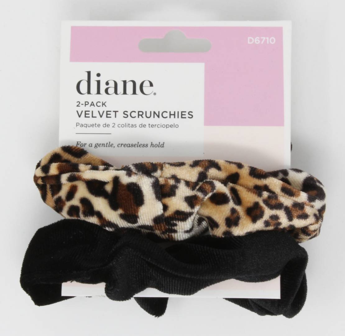 Diane 2-PACK Velvet Scrunchies - Click Image to Close