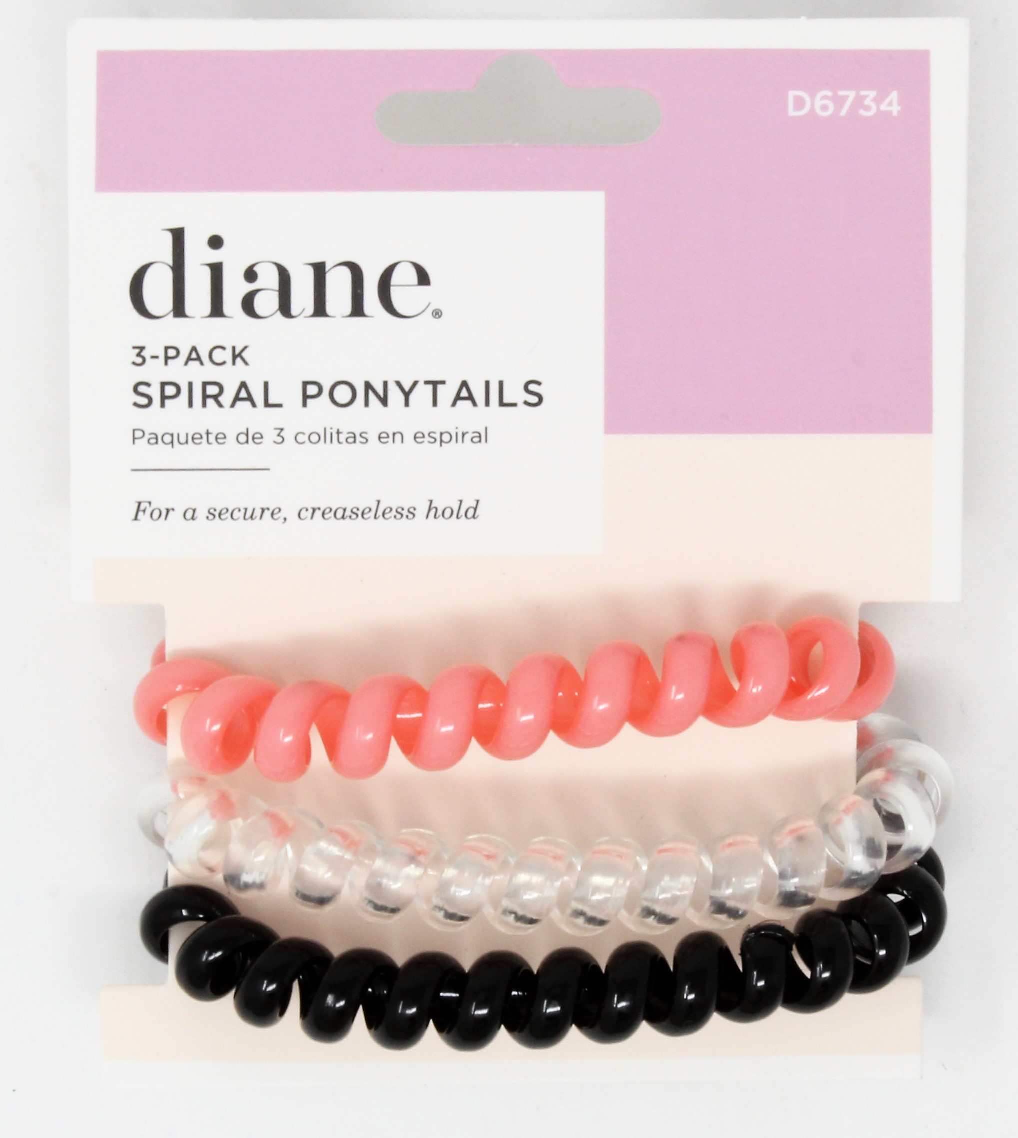 Diane Secure Spiral Ponytails 3PK - Click Image to Close
