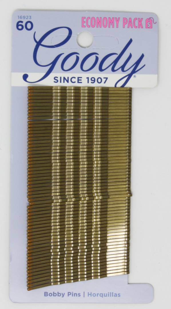 bobby pin 60 ct brown