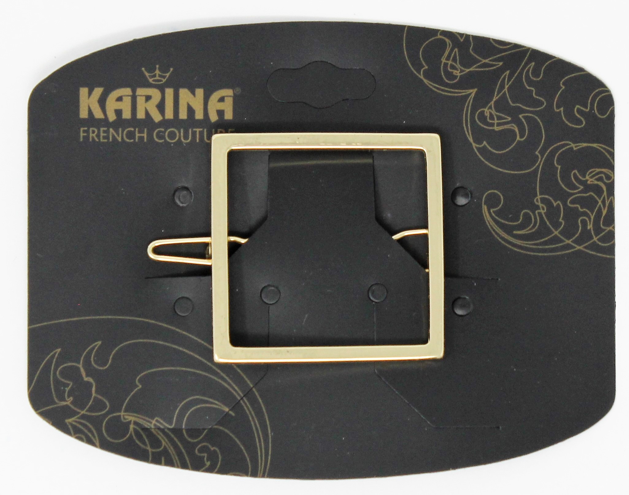 KARINA POLYGON JEAN WIRE BARRETTE , 1 COUNT - Click Image to Close