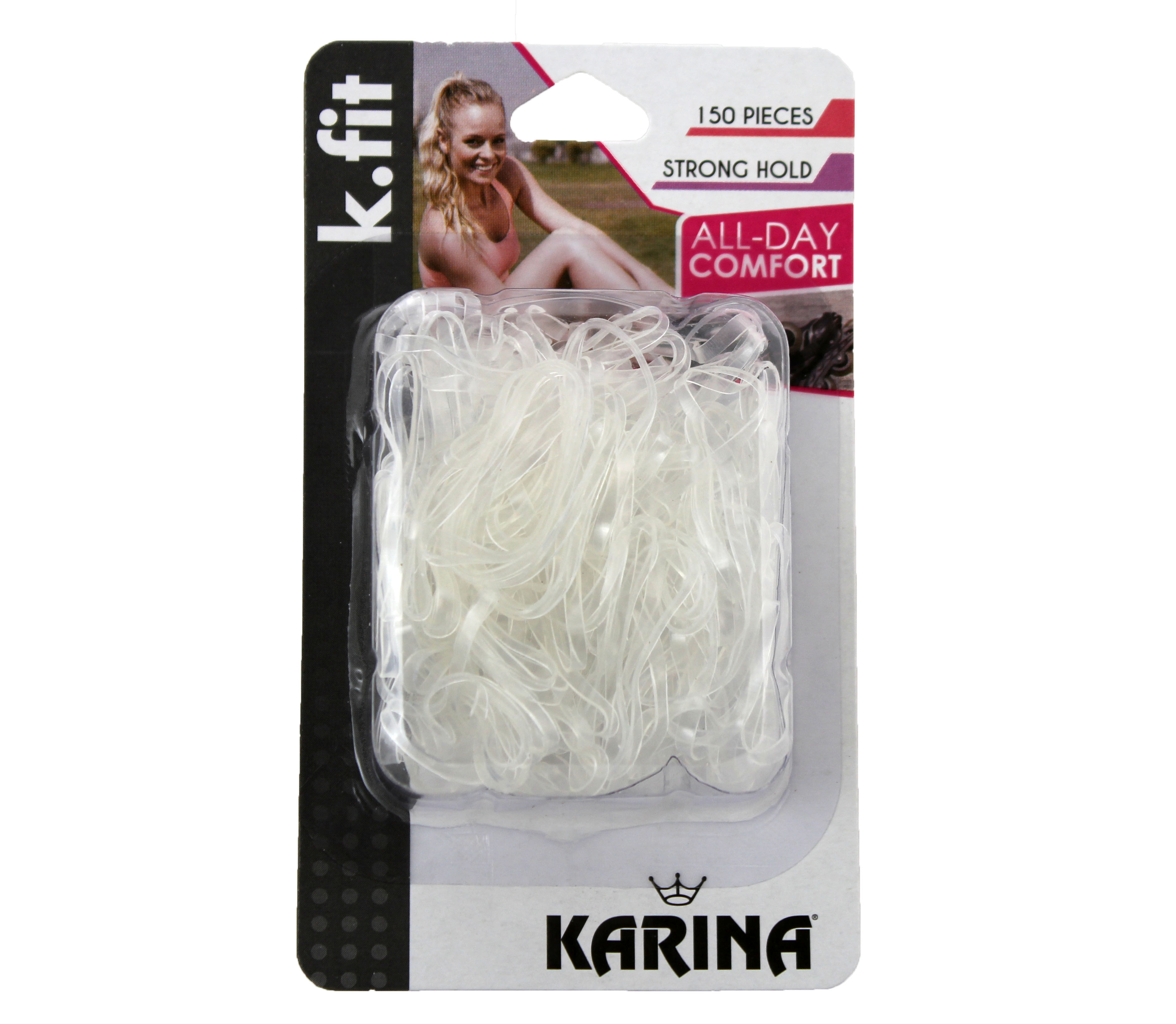 Karina Small Painless Clear Gummi Elastics