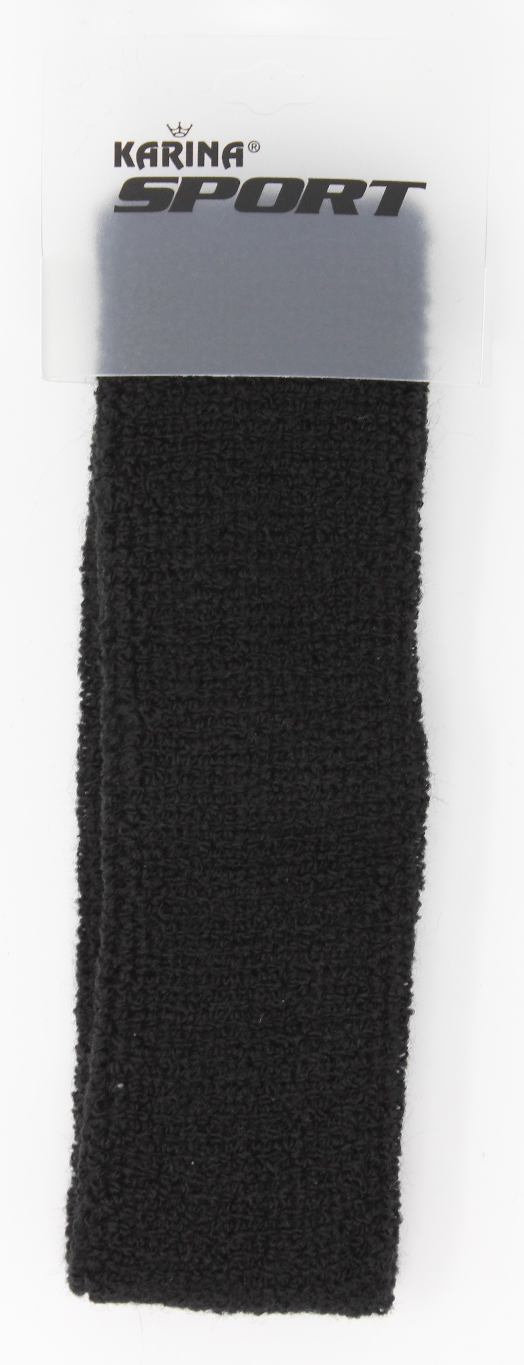 Karina Sport Black TERRY HEADWRAP