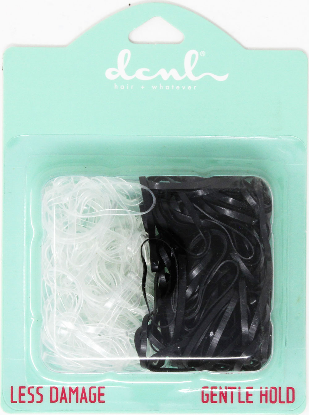 DCNL GUMMIE ELASTICS CLEAR AND BLACK - Click Image to Close