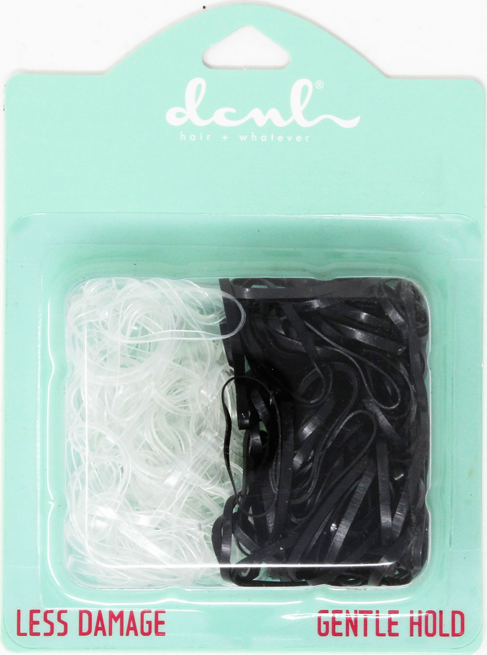 DCNL GUMMIE ELASTICS CLEAR AND BLACK