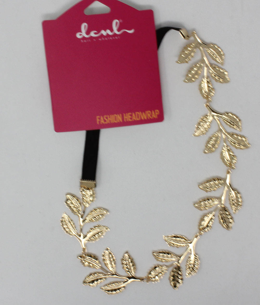 GOLD LEAF HEADWRAP - Click Image to Close