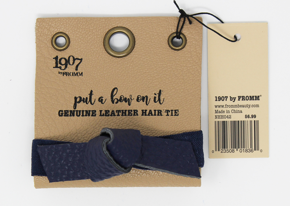 1907 Diane Navy Bow Hair Tie Elastic, 1 Count - Click Image to Close
