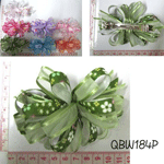 Kids lace, ribbon, and satin hair bow clips