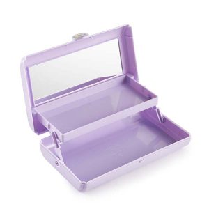 Caboodles Purple Lavender - Take It Touch-Up Tote Makeup Organizer :  Wholesale fashion accessories and jewelry, bows - clips - scrunchies -  twisters - keychains - bracelets - necklaces - toe rings - bandanas -  brushes and more
